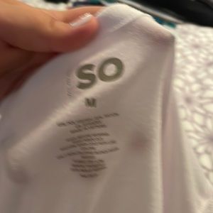 This White shirt has only been worn once and is in great condition